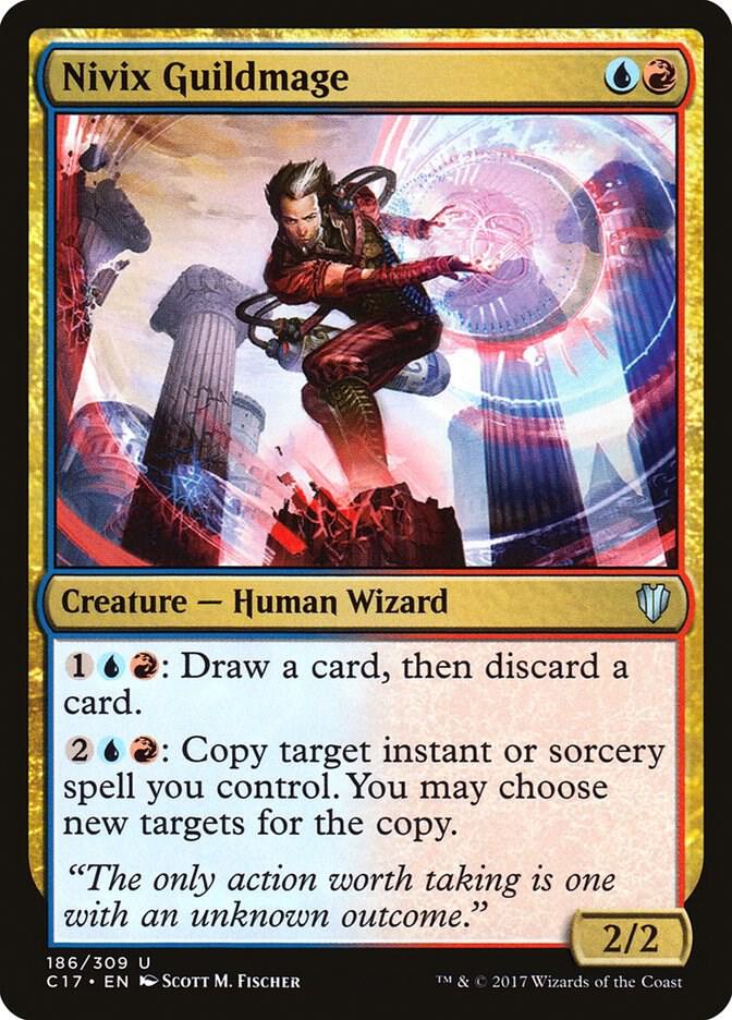 Nivix Guildmage 186 card from Commander 2017