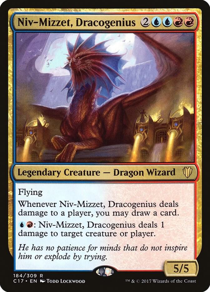 Niv-Mizzet, Dracogenius 184 card from Commander 2017