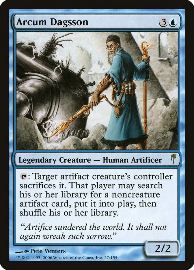 Arcum Dagsson 27 card from Coldsnap