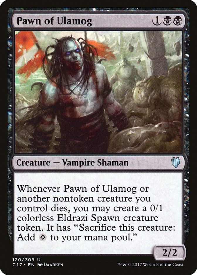 Pawn of Ulamog 120 card from Commander 2017