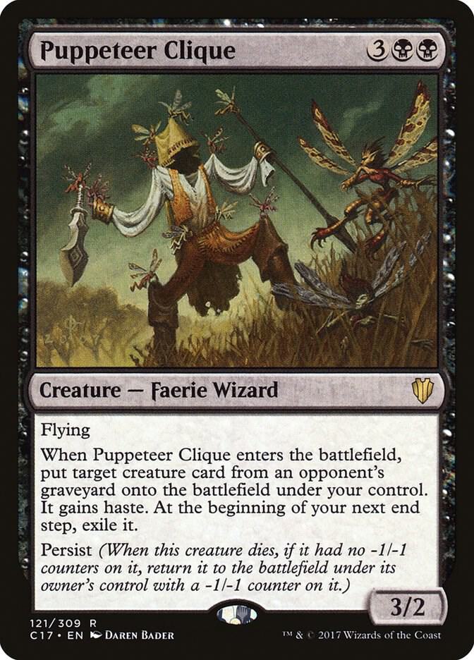 Puppeteer Clique 121 card from Commander 2017