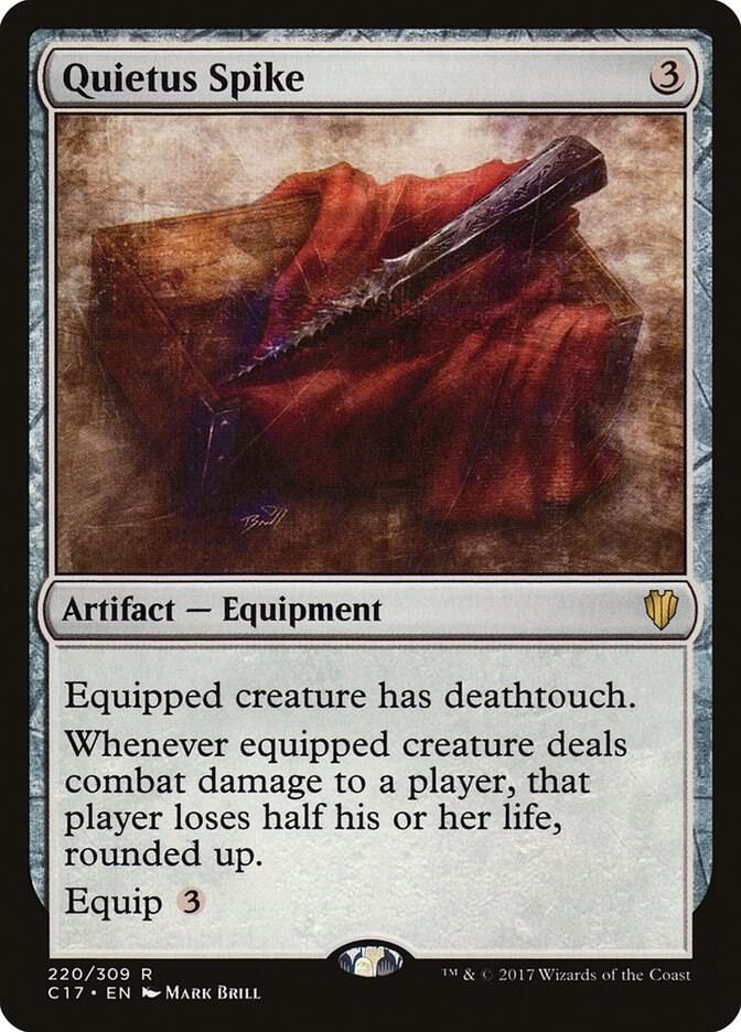 Quietus Spike 220 card from Commander 2017