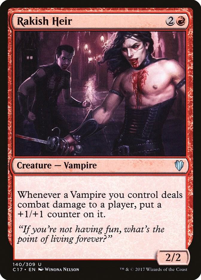 Rakish Heir 140 card from Commander 2017