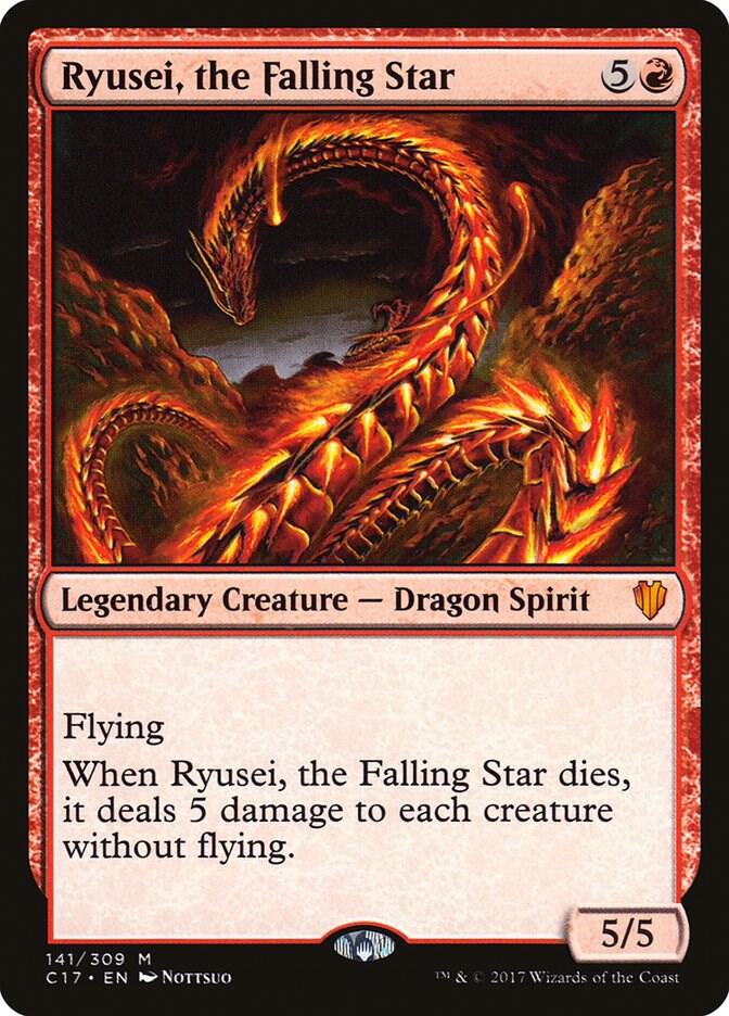 Ryusei, the Falling Star 141 card from Commander 2017