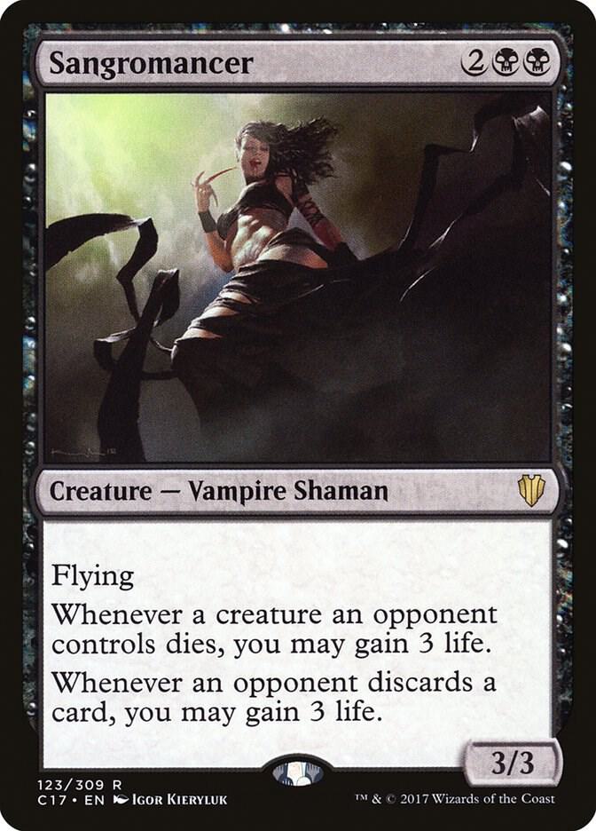 Sangromancer 123 card from Commander 2017