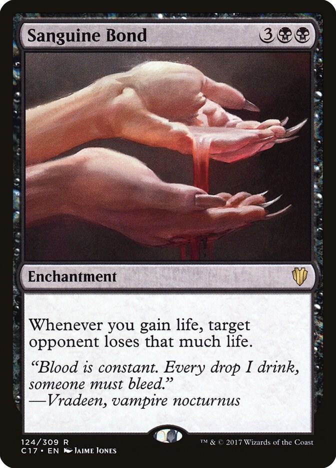 Sanguine Bond 124 card from Commander 2017