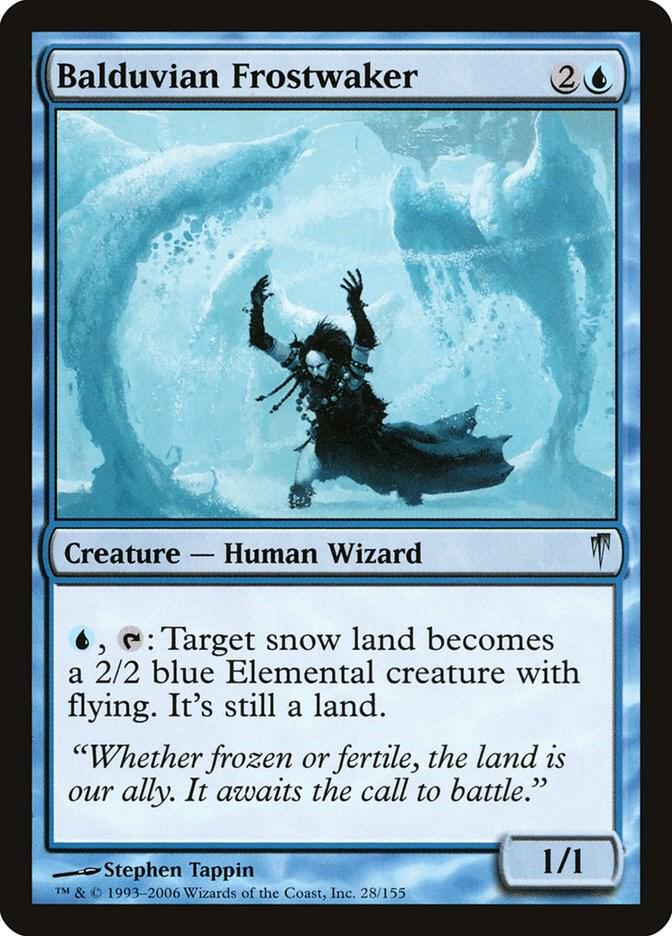 Balduvian Frostwaker 28 card from Coldsnap
