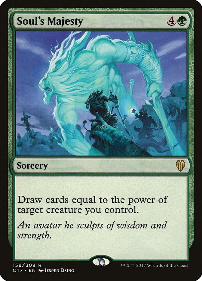 Soul's Majesty 158 card from Commander 2017