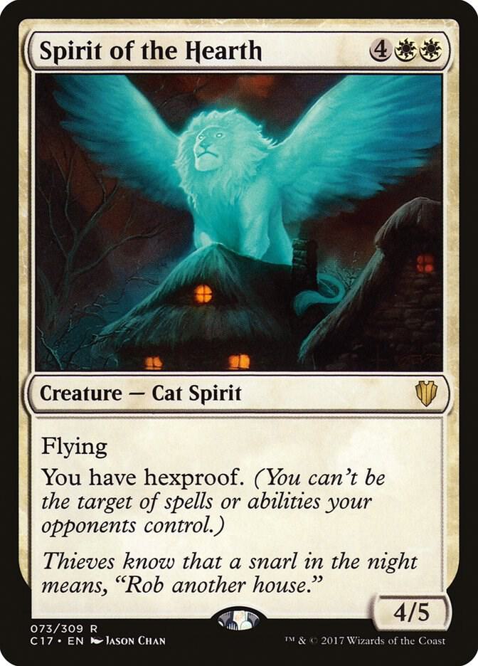 Spirit of the Hearth 73 card from Commander 2017