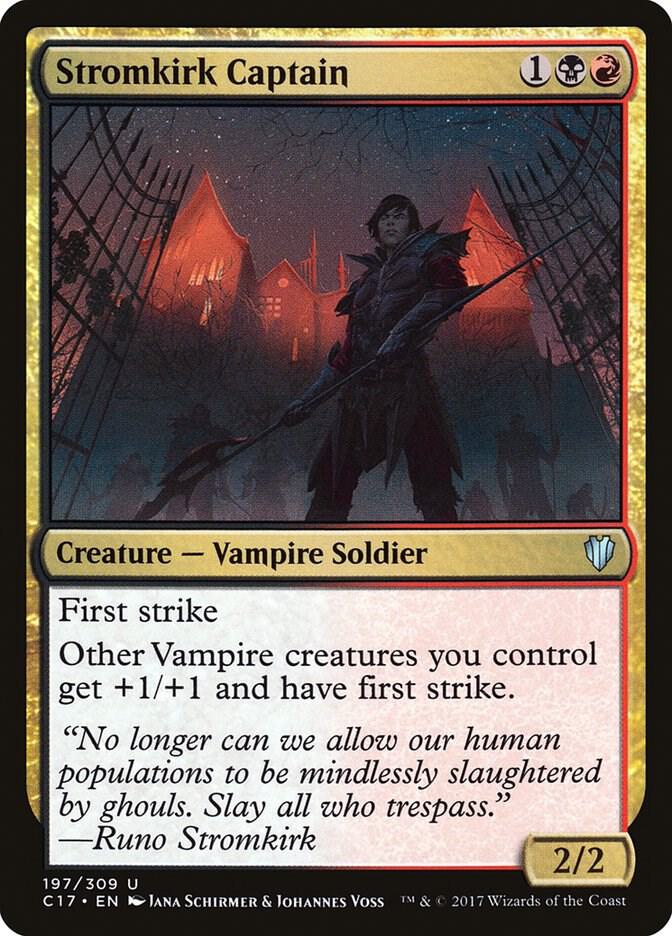 Stromkirk Captain 197 card from Commander 2017