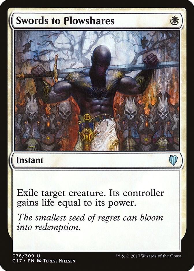 Swords to Plowshares 76 card from Commander 2017
