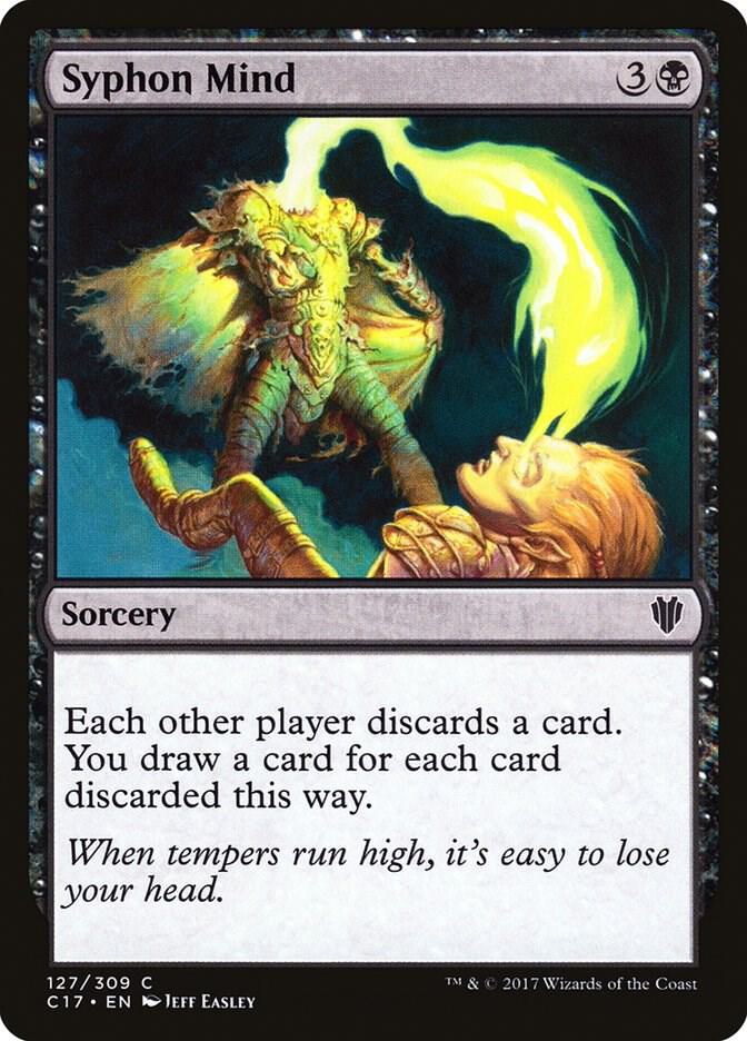 Syphon Mind 127 card from Commander 2017