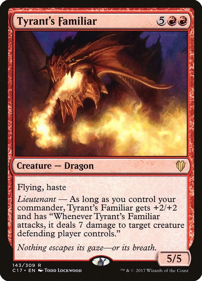 Tyrant's Familiar 143 card from Commander 2017