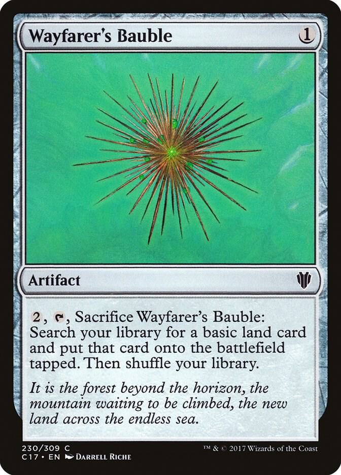 Wayfarer's Bauble 230 card from Commander 2017