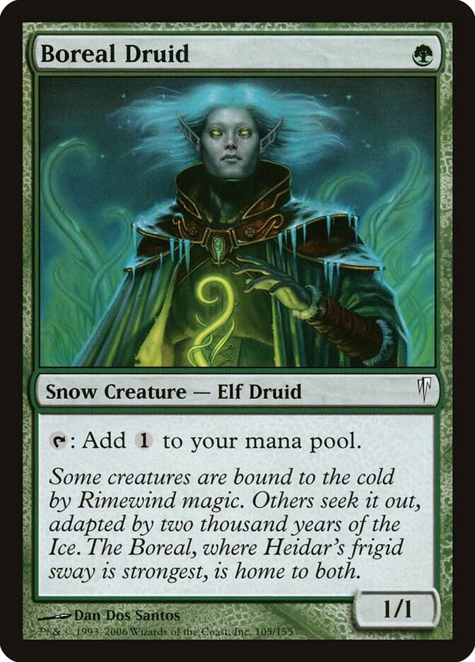 Boreal Druid 105 card from Coldsnap