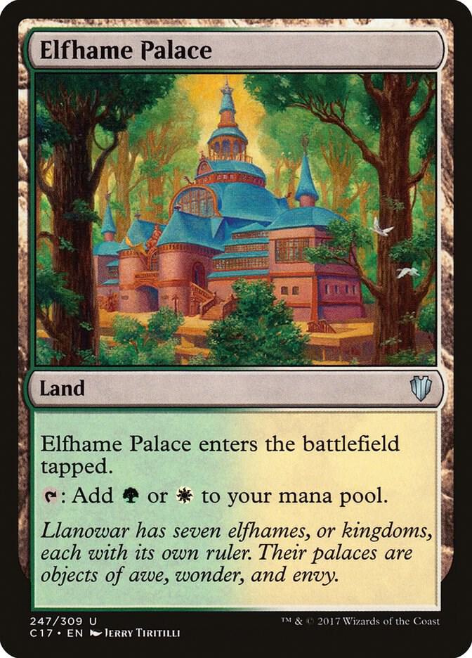Elfhame Palace 247 card from Commander 2017