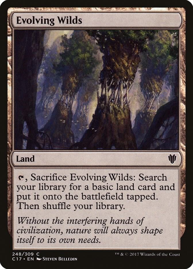 Evolving Wilds 248 card from Commander 2017