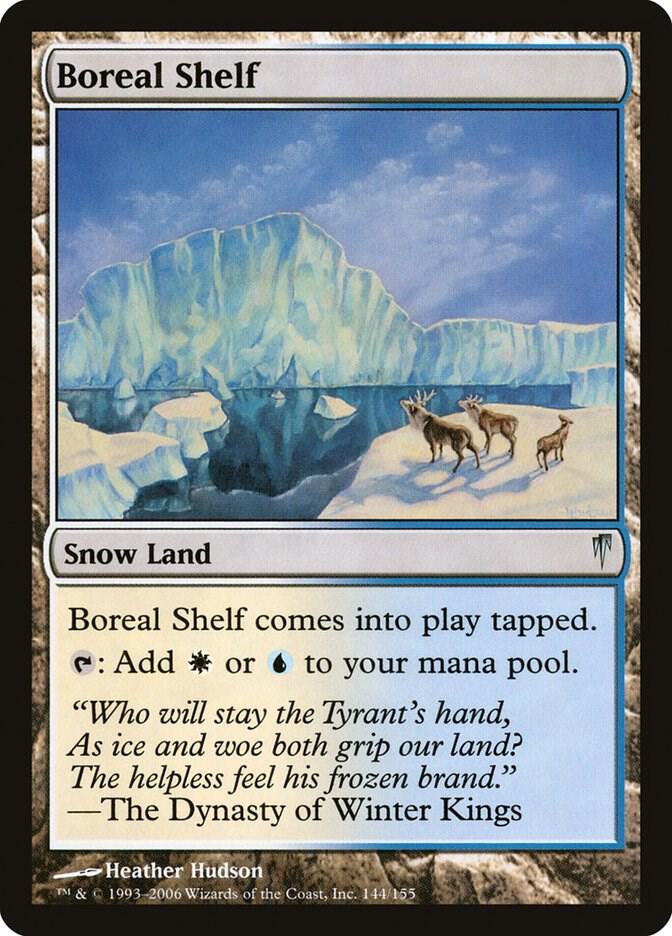 Boreal Shelf 144 card from Coldsnap