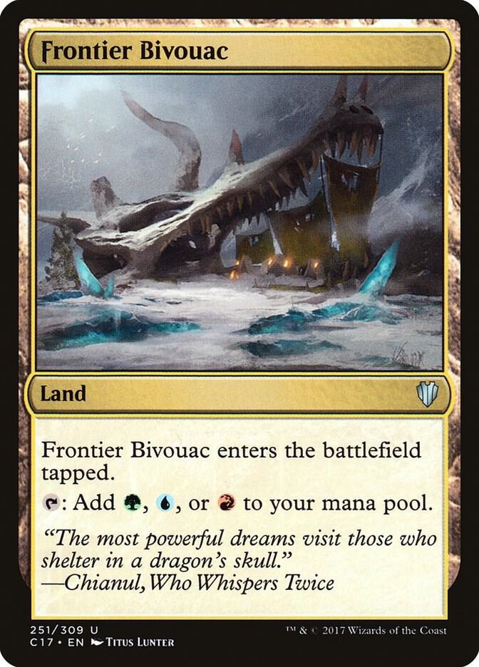 Frontier Bivouac 251 card from Commander 2017