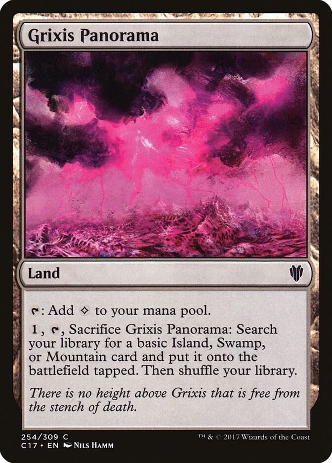 Grixis Panorama 254 card from Commander 2017
