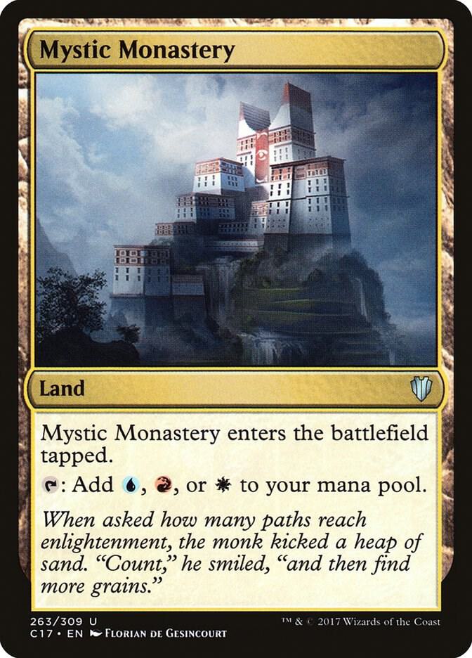 Mystic Monastery 263 card from Commander 2017