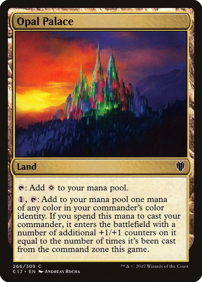 Opal Palace 266 card from Commander 2017