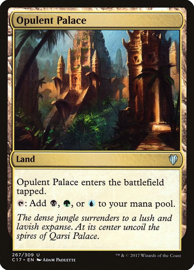 Opulent Palace 267 card from Commander 2017