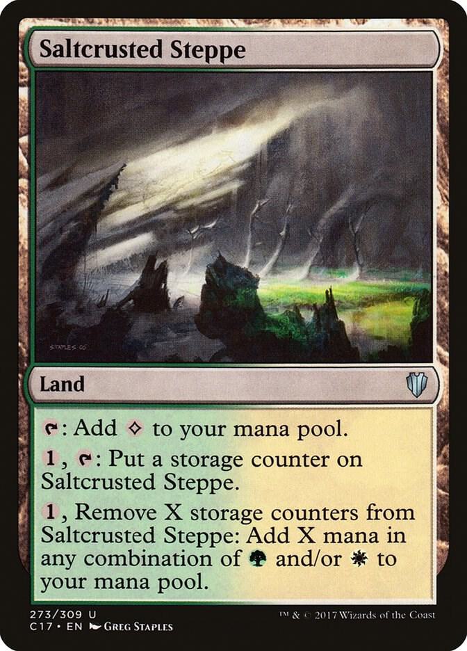Saltcrusted Steppe 273 card from Commander 2017