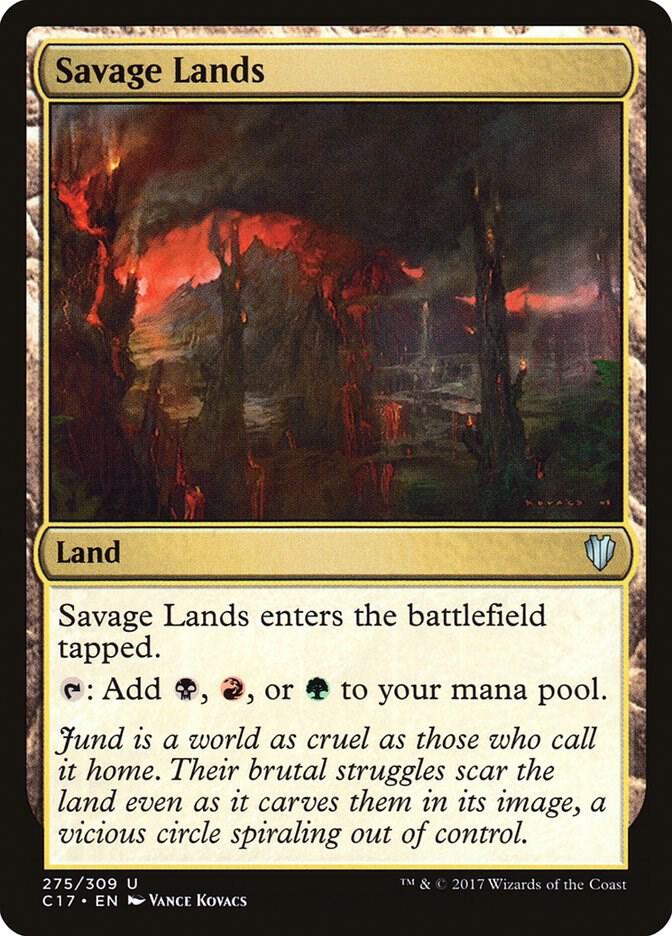Savage Lands 275 card from Commander 2017