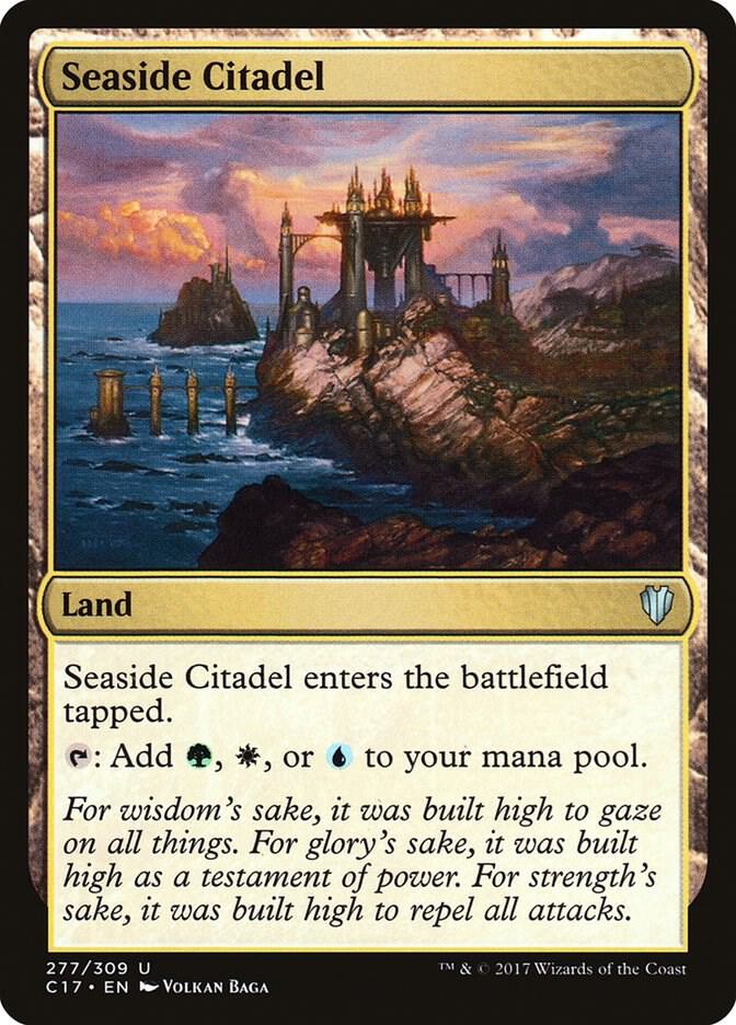 Seaside Citadel 277 card from Commander 2017