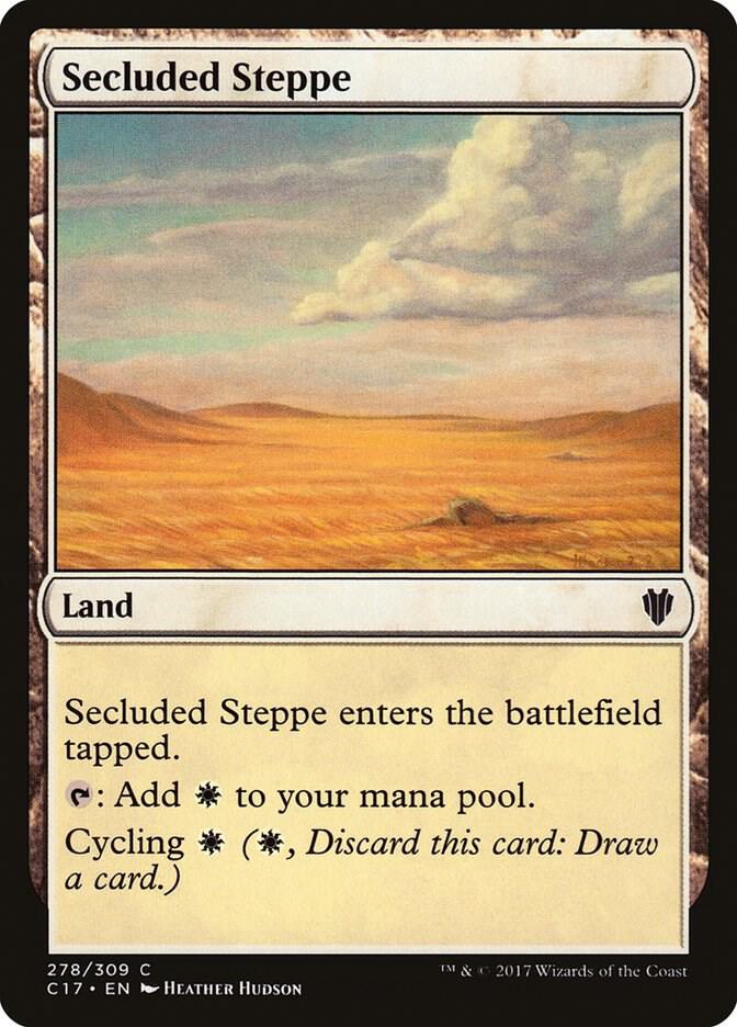 Secluded Steppe 278 card from Commander 2017