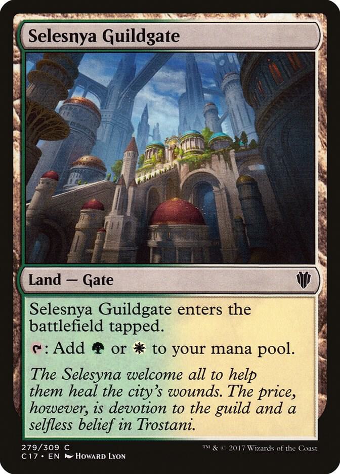 Selesnya Guildgate 279 card from Commander 2017