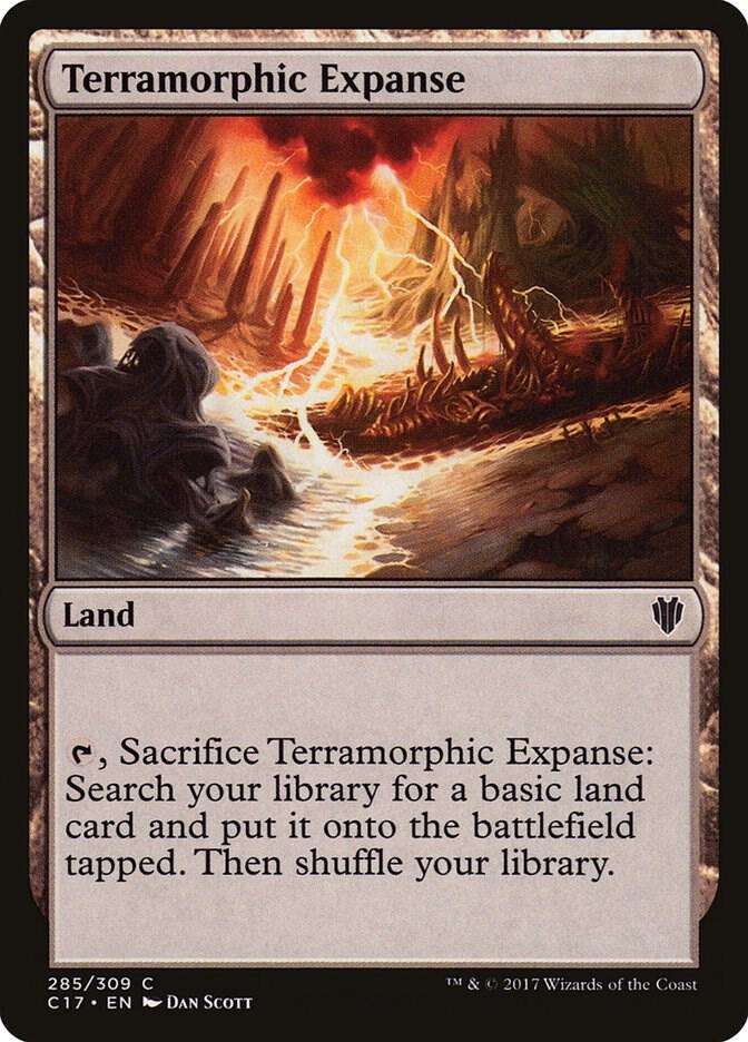 Terramorphic Expanse 285 card from Commander 2017