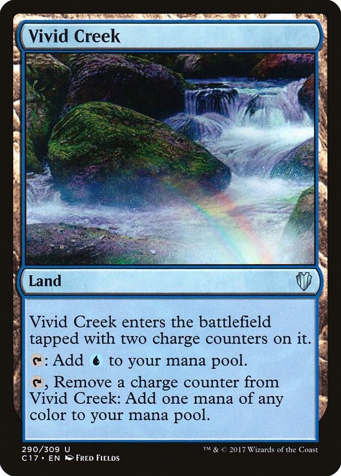 Vivid Creek 290 card from Commander 2017