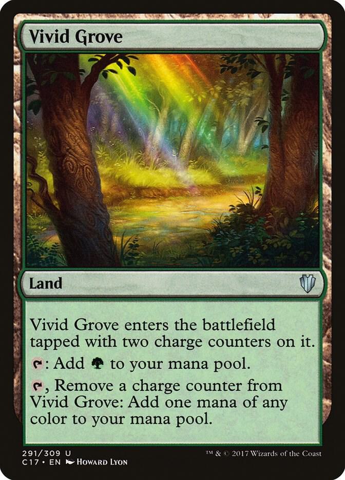 Vivid Grove 291 card from Commander 2017