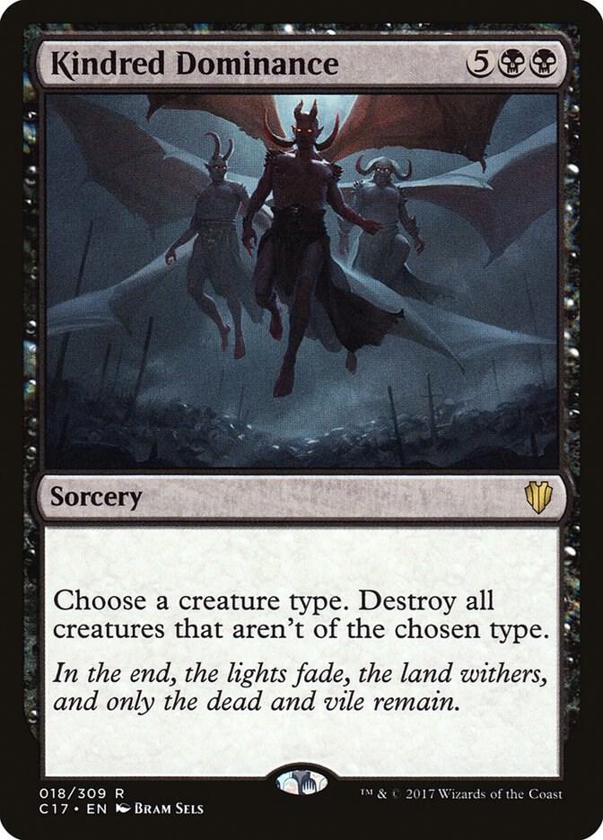 Kindred Dominance 18 card from Commander 2017