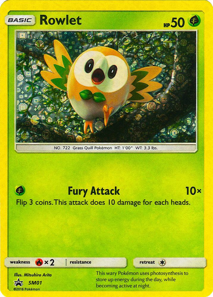 Rowlet (General Mills Promo) SM01 card from Miscellaneous Cards & Products