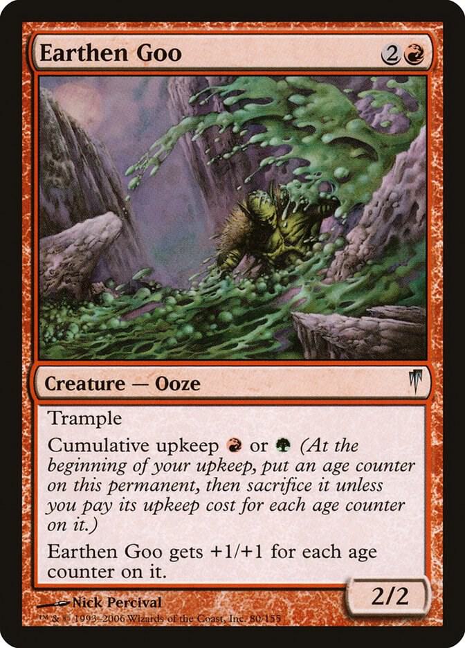 Earthen Goo 80 card from Coldsnap