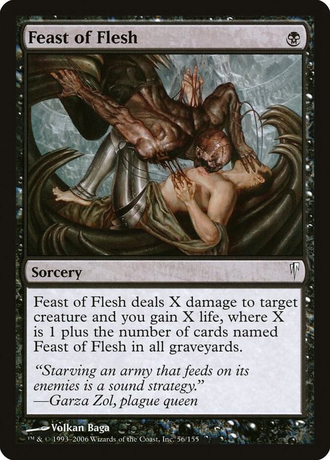Feast of Flesh 56 card from Coldsnap