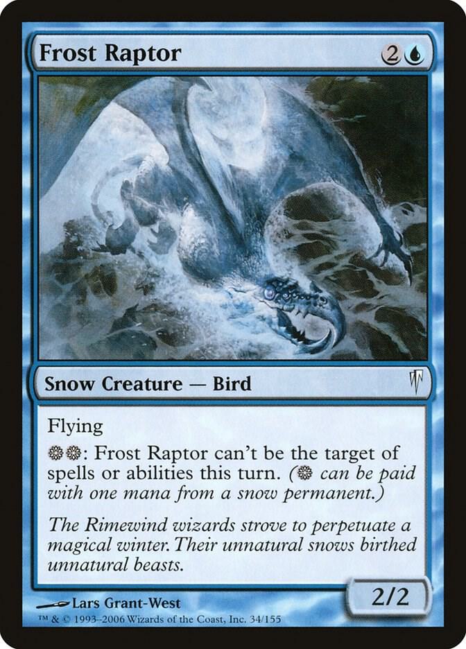 Frost Raptor 34 card from Coldsnap