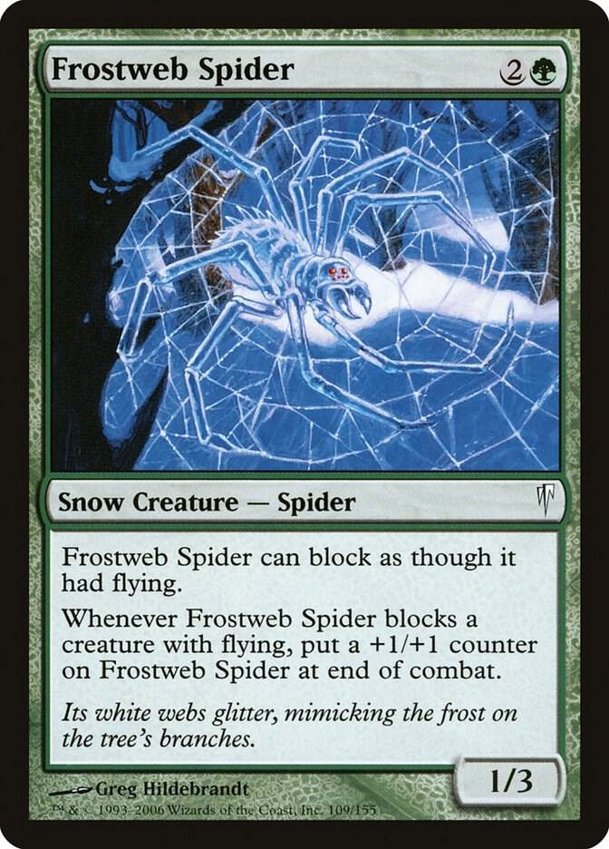 Frostweb Spider 109 card from Coldsnap