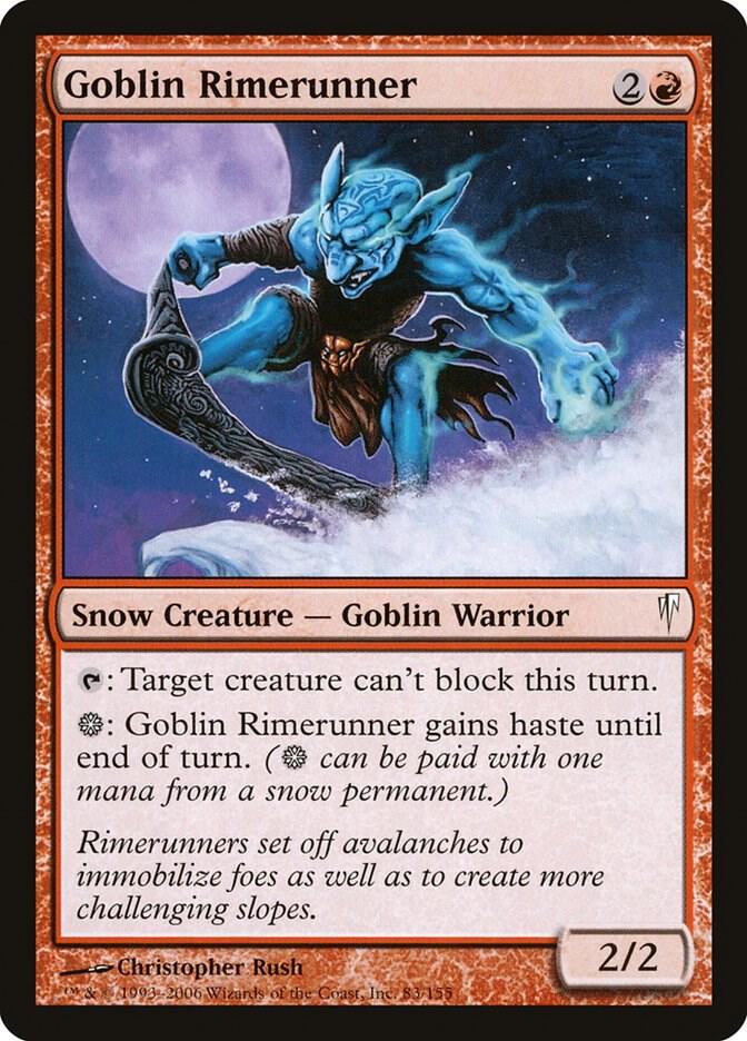 Goblin Rimerunner 83 card from Coldsnap