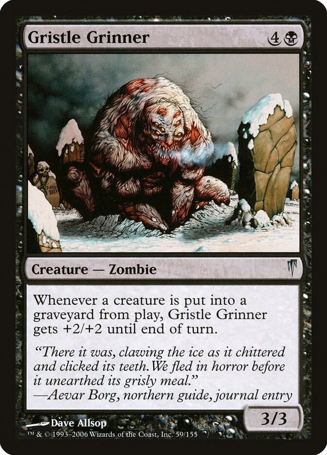 Gristle Grinner 59 card from Coldsnap