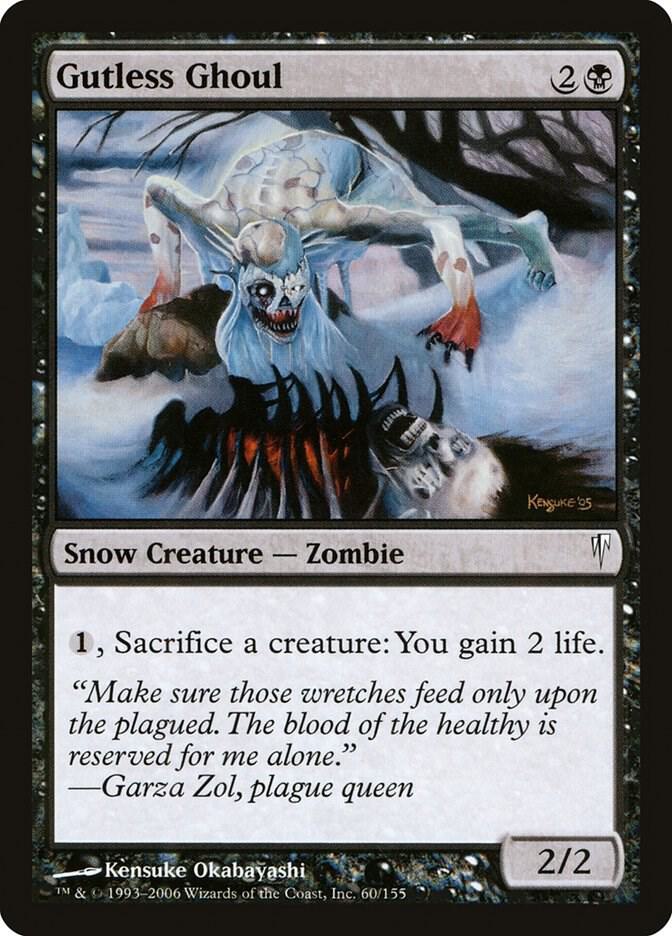 Gutless Ghoul 60 card from Coldsnap