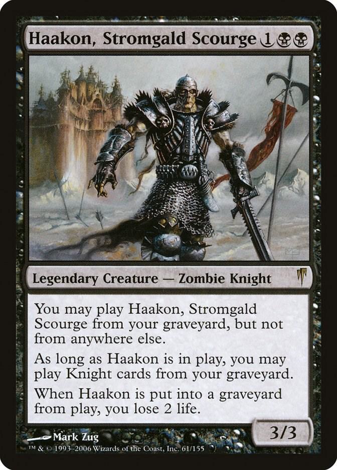Haakon, Stromgald Scourge 61 card from Coldsnap