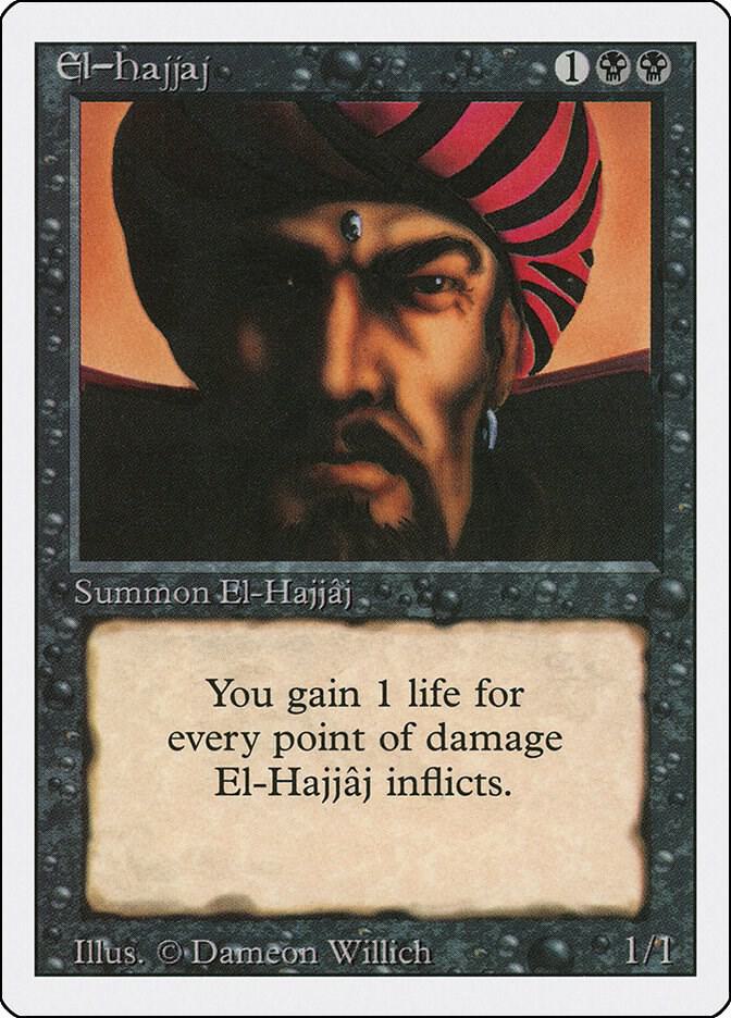 El-Hajjaj card from Revised Edition