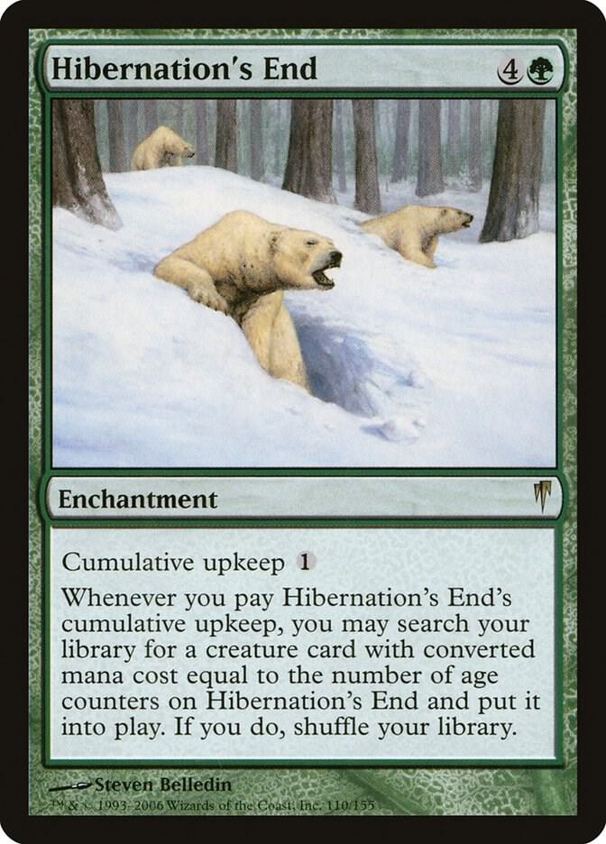 Hibernation's End 110 card from Coldsnap