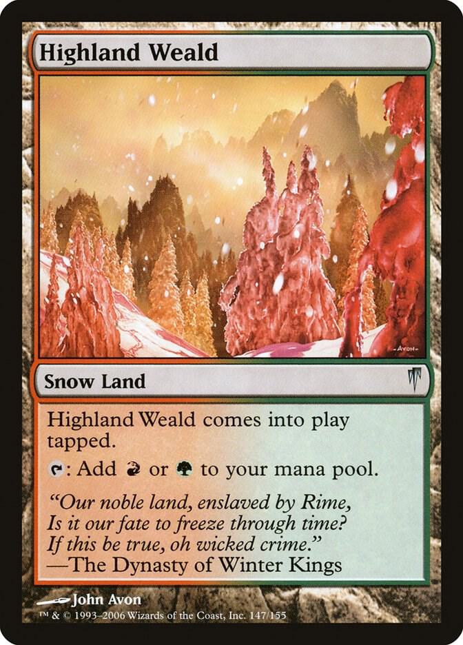 Highland Weald 147 card from Coldsnap