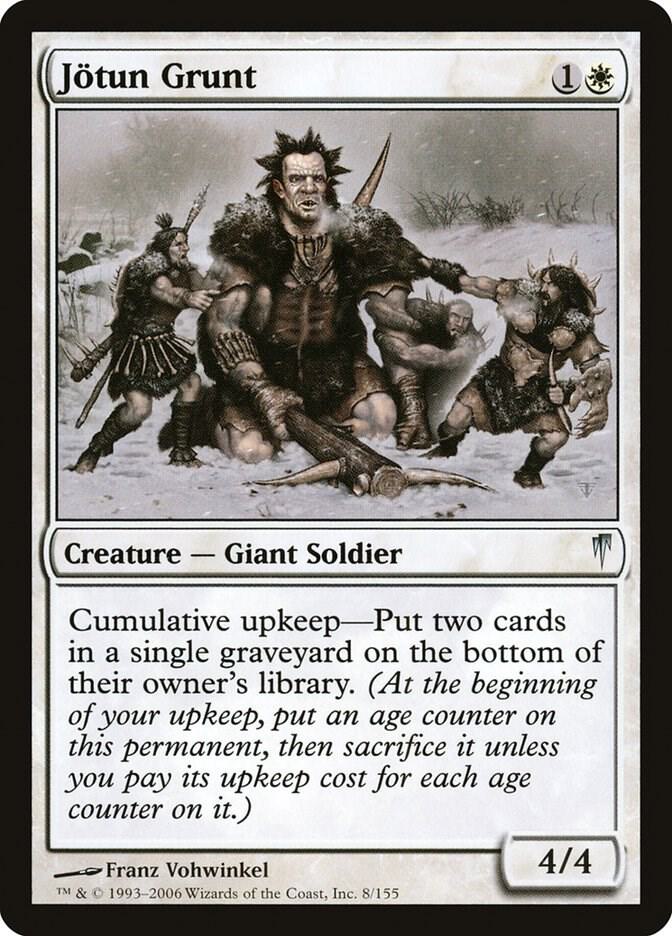 Jotun Grunt 8 card from Coldsnap