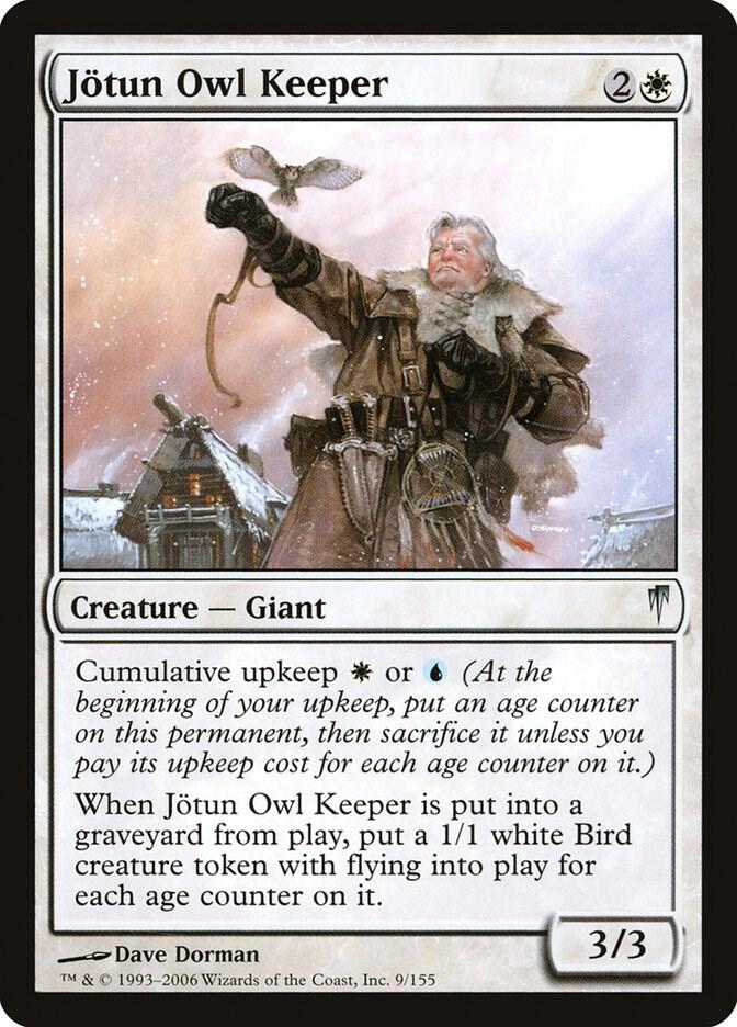 Jotun Owl Keeper 9 card from Coldsnap